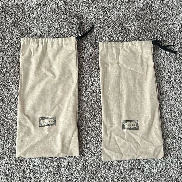Gucci Shoe Dust Bags in Beige